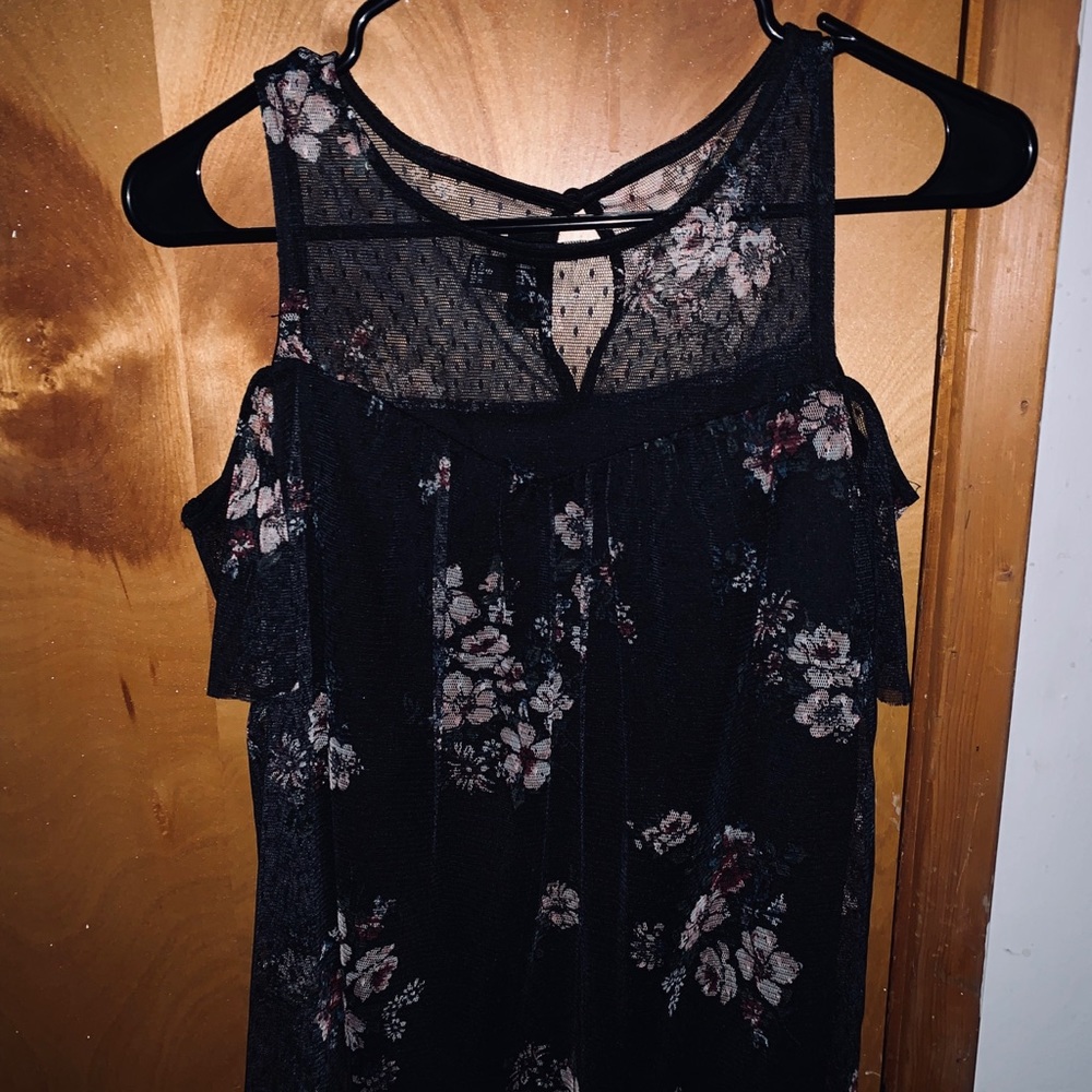 open shoulder top